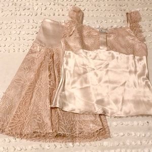 JK Collection 2-piece satin set